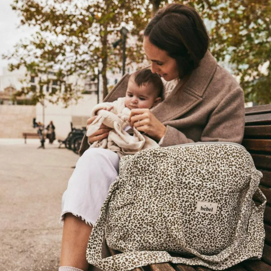 Sac à langer 24-48h Léopard beige|BEBEL Outlet