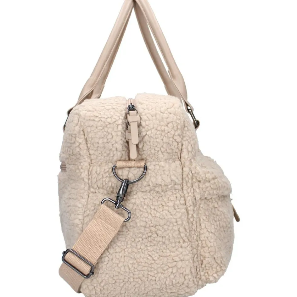 Sac à langer Hello Little One sherpa beige|Kidzroom New