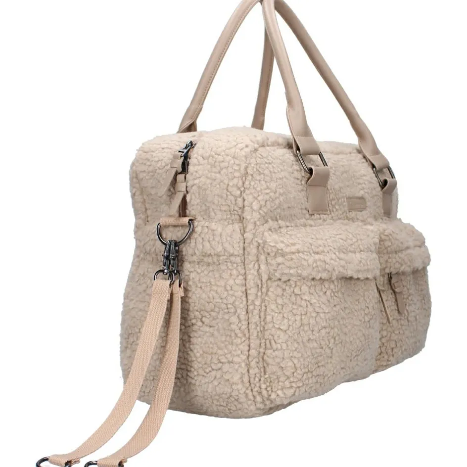 Sac à langer Hello Little One sherpa beige|Kidzroom New