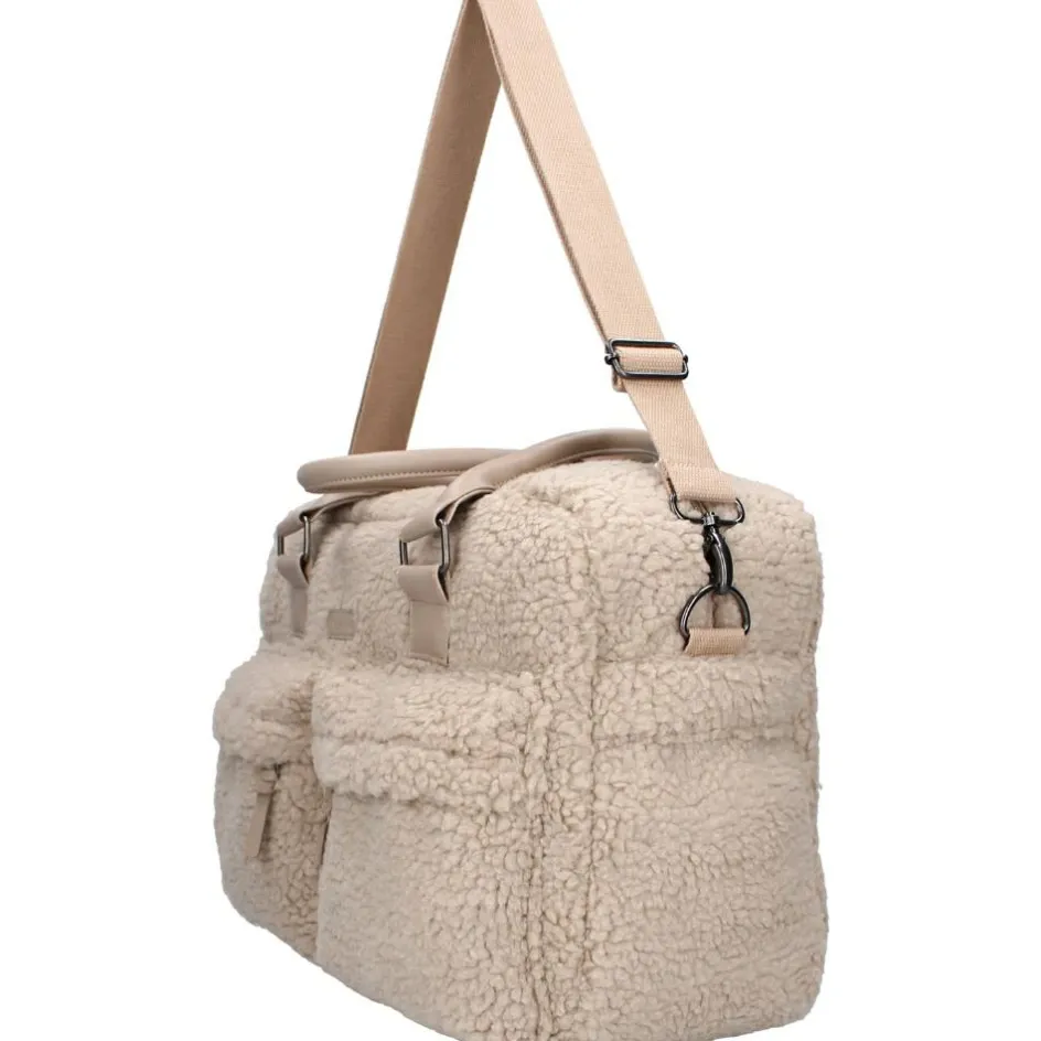Sac à langer Hello Little One sherpa beige|Kidzroom New
