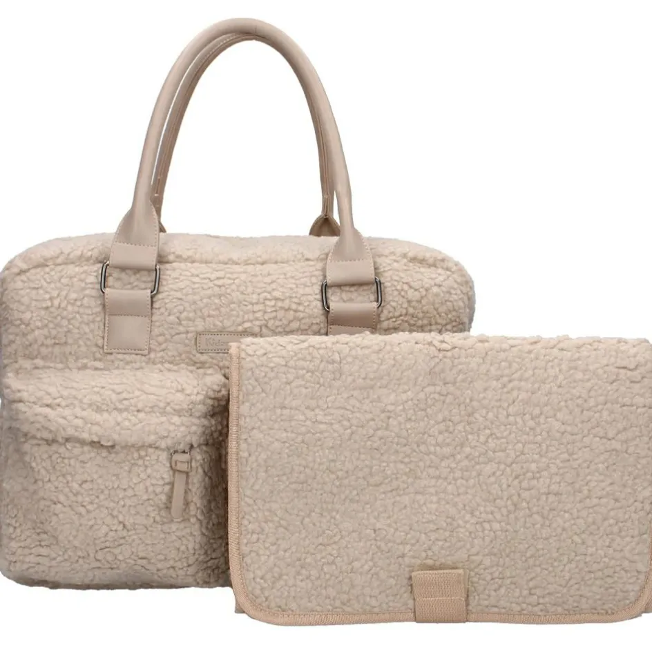 Sac à langer Hello Little One sherpa beige|Kidzroom New