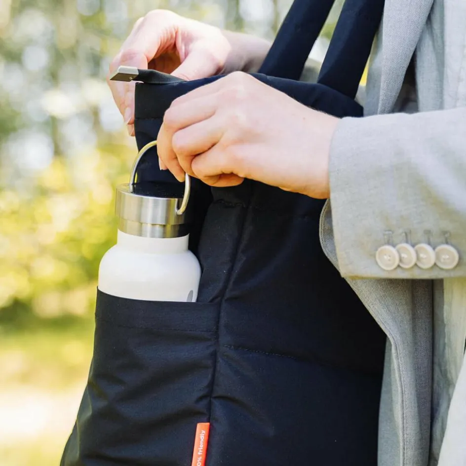 Sac à langer matelassé Noir|Done by Deer