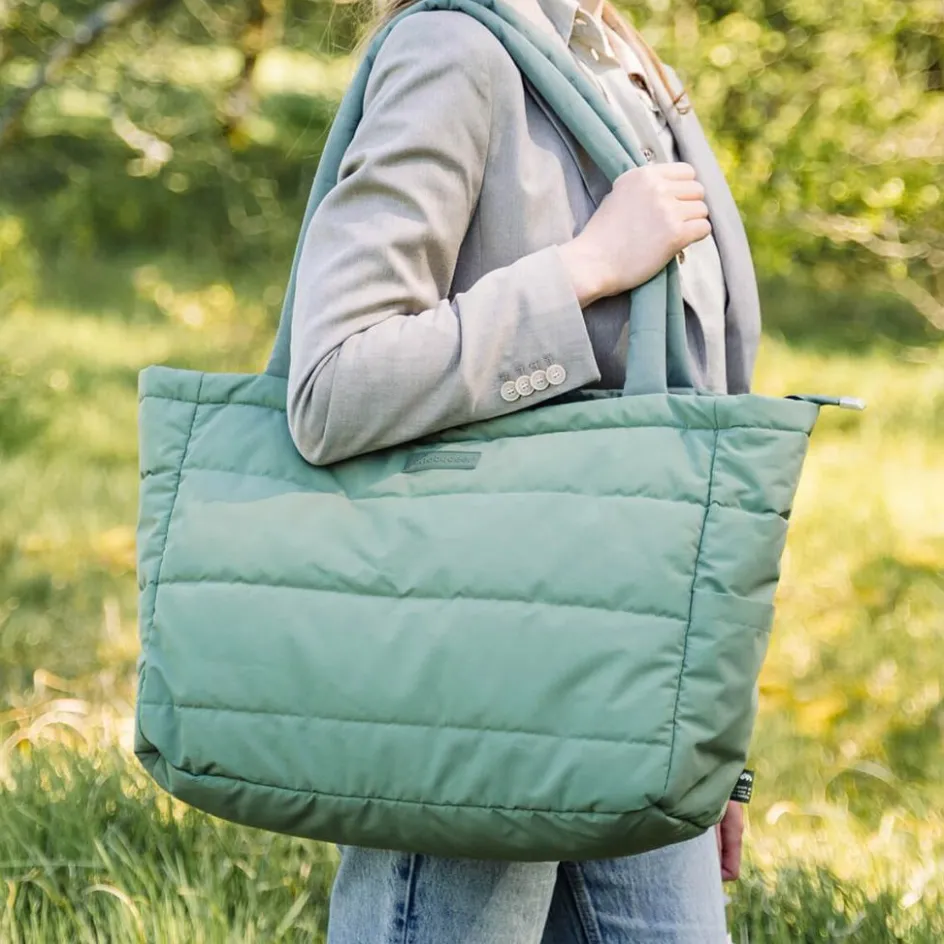 Sac à langer matelassé Vert|Done by Deer Clearance
