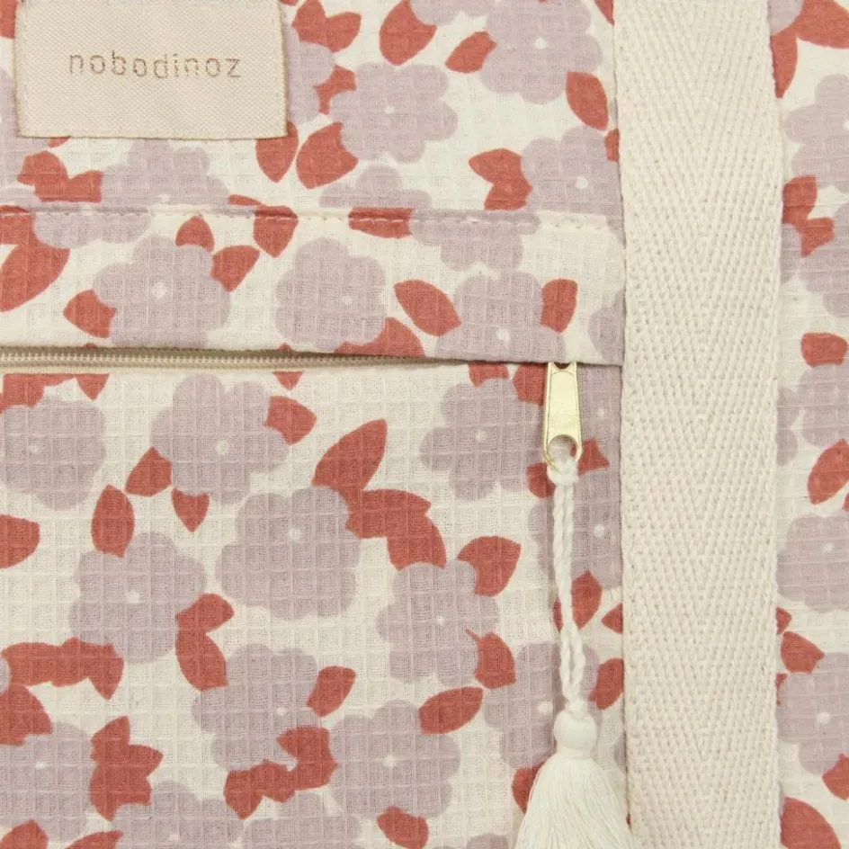 Best Nobodinoz Sac à langer maternité imperméable Opera Mauve Sakura