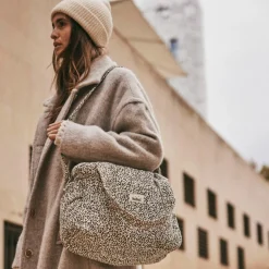 Sac à langer Middle Léopard beige|BEBEL Sale