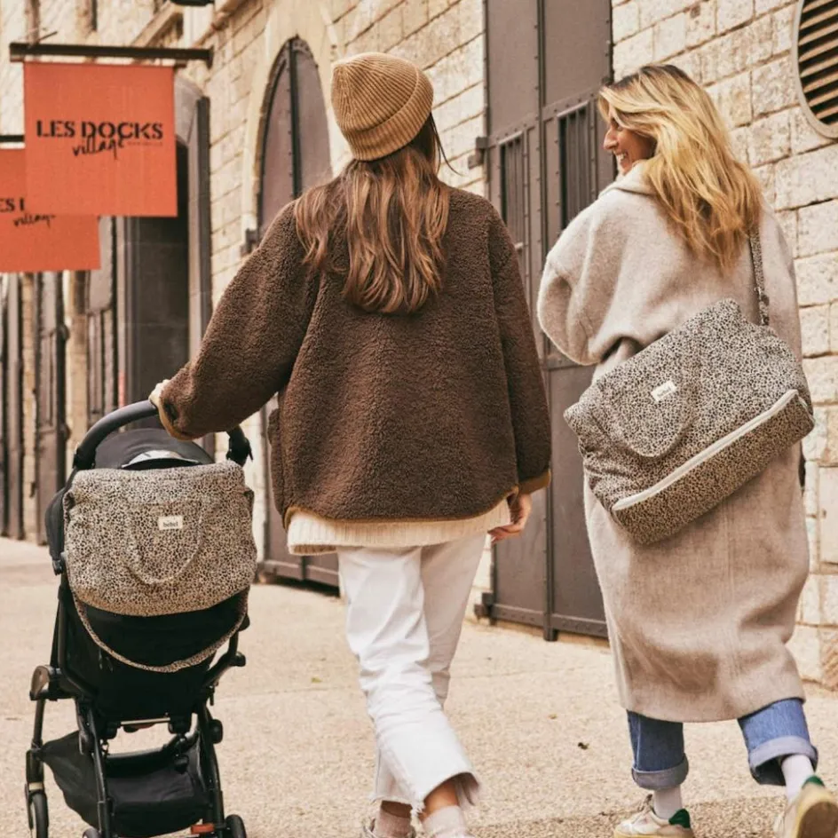 Sac à langer Middle Léopard beige|BEBEL Sale