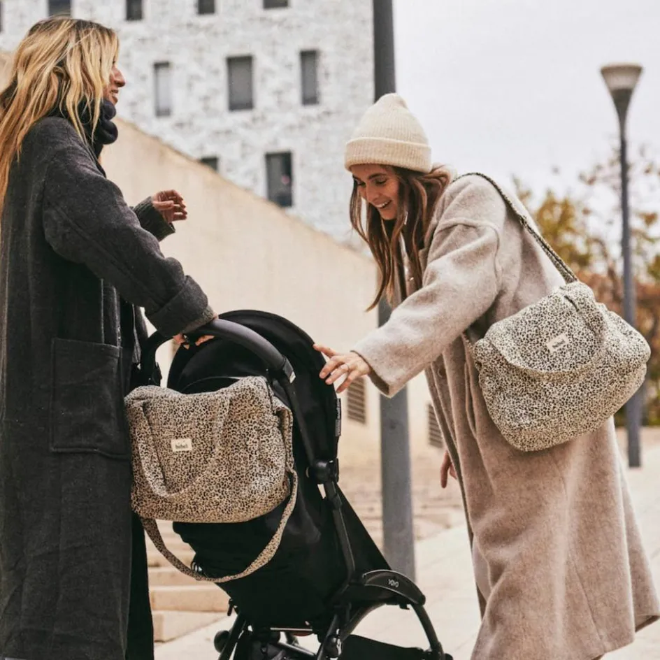 Sac à langer Middle Léopard beige|BEBEL Sale