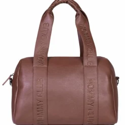 New Childhome Sac à langer Mommy Club Simili cuir marron foncé