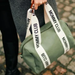 Hot Childhome Sac à langer Mommy Club signature vert