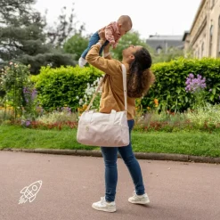 Sac à langer Pocketstyle Crème|Badabulle Sale