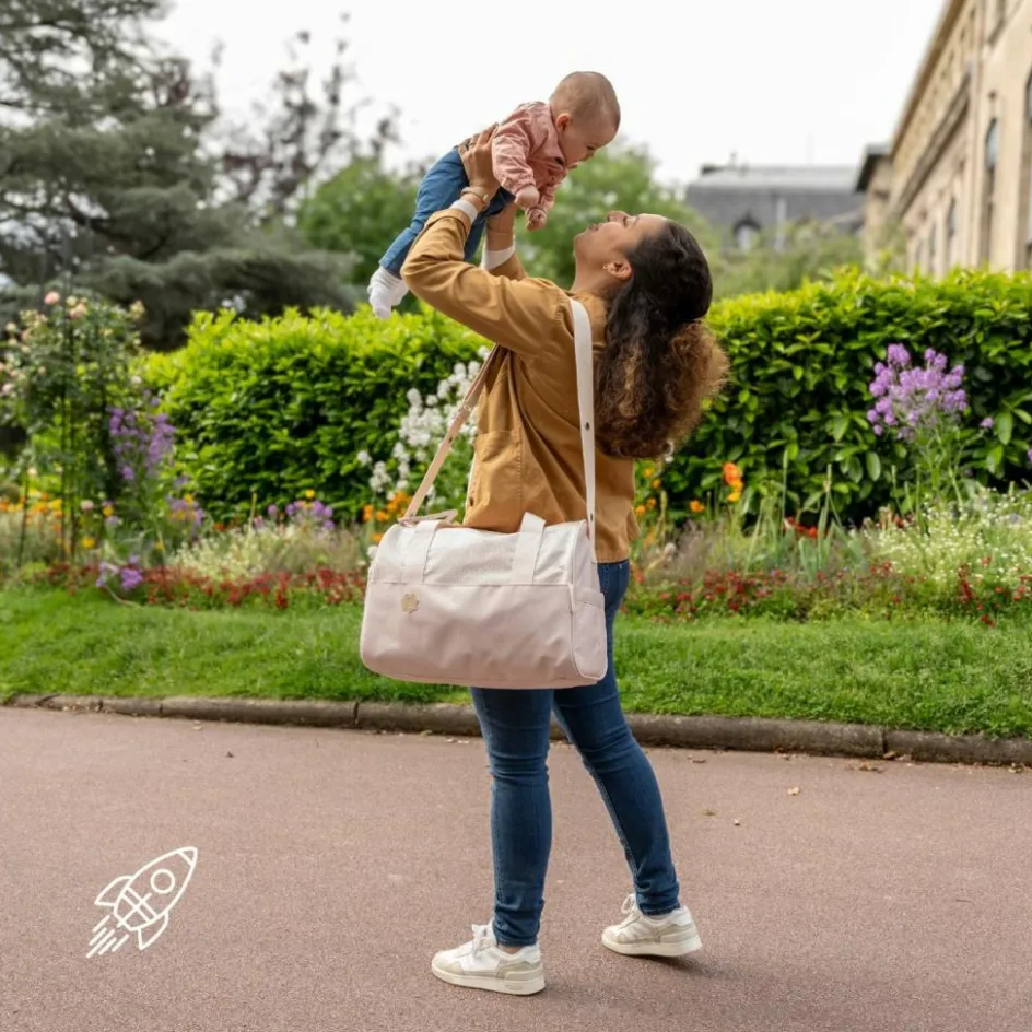 Sac à langer Pocketstyle Crème|Badabulle Sale