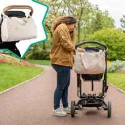 Sac à langer Pocketstyle Crème|Badabulle Sale