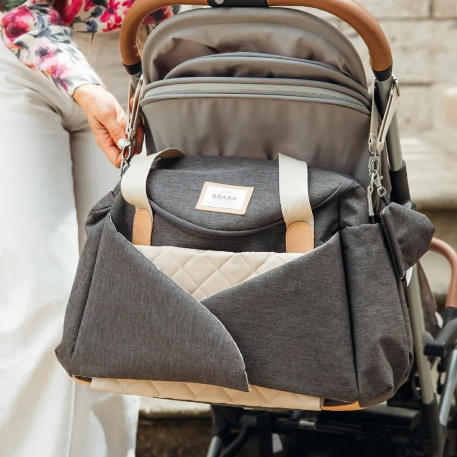Sac à langer Sydney Gris chiné foncé|Béaba Best