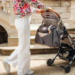 Sac à langer Sydney Gris chiné foncé|Béaba Best