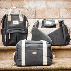 Sac à langer Sydney Gris chiné foncé|Béaba Best