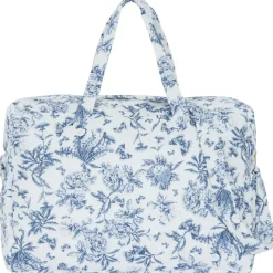 Sac à langer Toile de Jouy bleu|Tartine et Chocolat Online