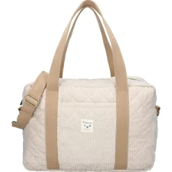 Sac à langer velours côtelé écru|Kidzroom