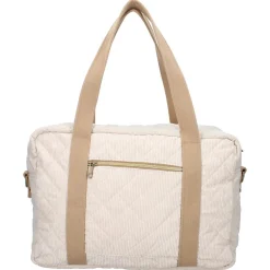 Sac à langer velours côtelé écru|Kidzroom