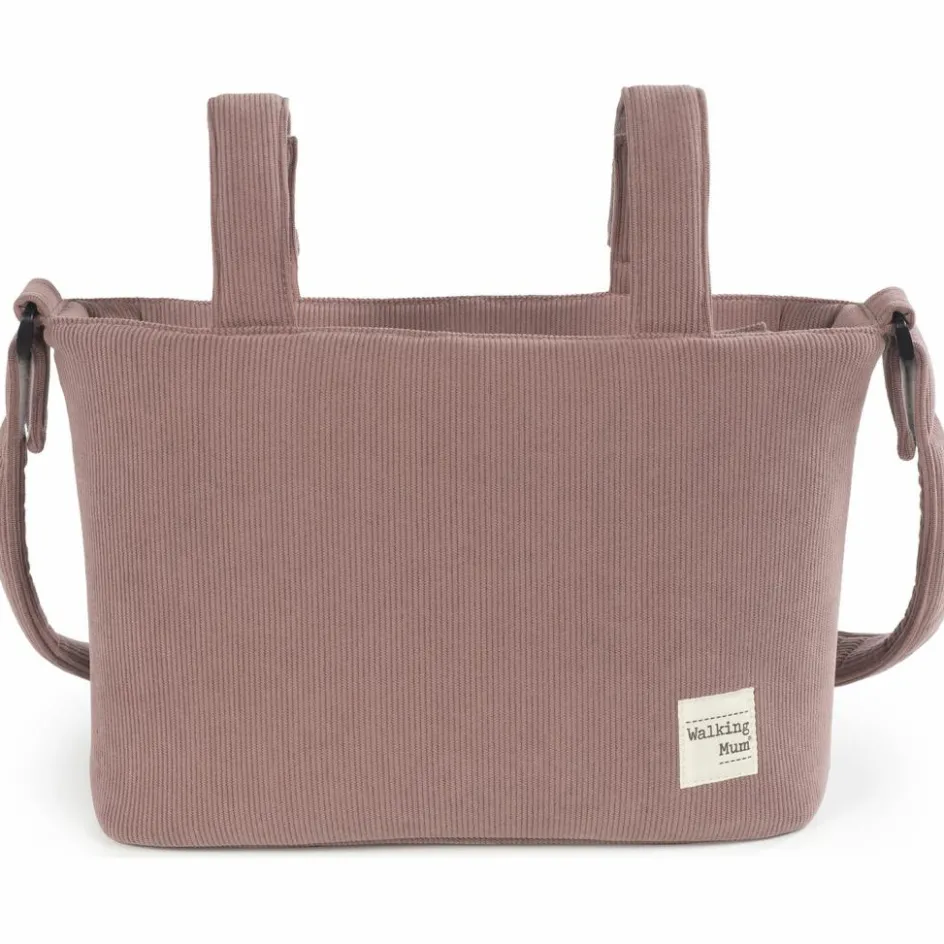 Sac à langer velours côtelé Gala Cerise|Walking Mum New