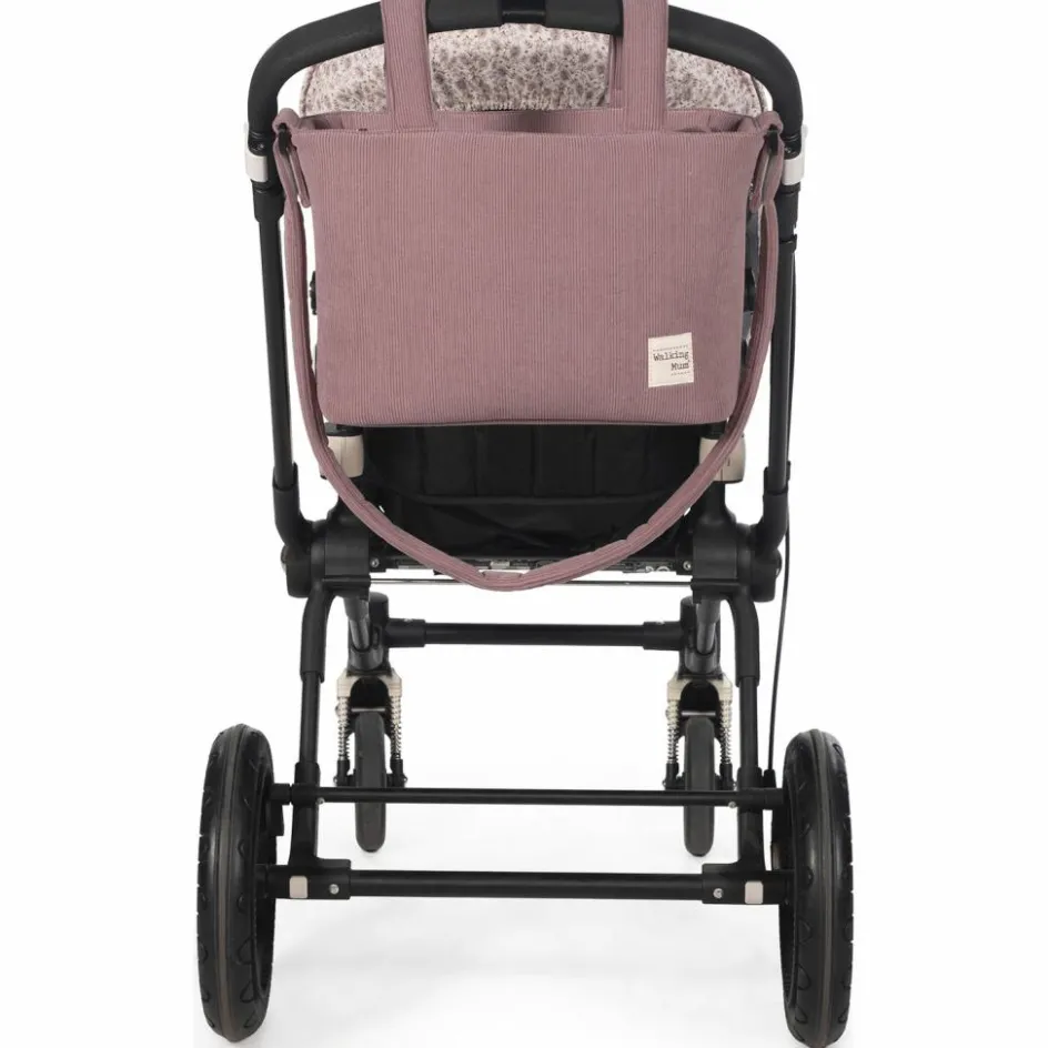 Sac à langer velours côtelé Gala Cerise|Walking Mum New