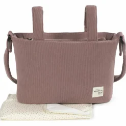 Sac à langer velours côtelé Gala Cerise|Walking Mum New