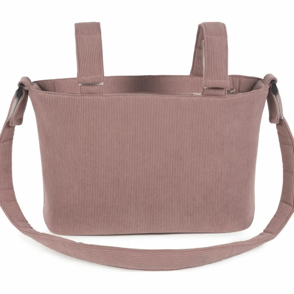 Sac à langer velours côtelé Gala Cerise|Walking Mum New