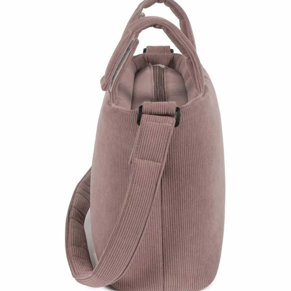 Sac à langer velours côtelé Gala Cerise|Walking Mum New