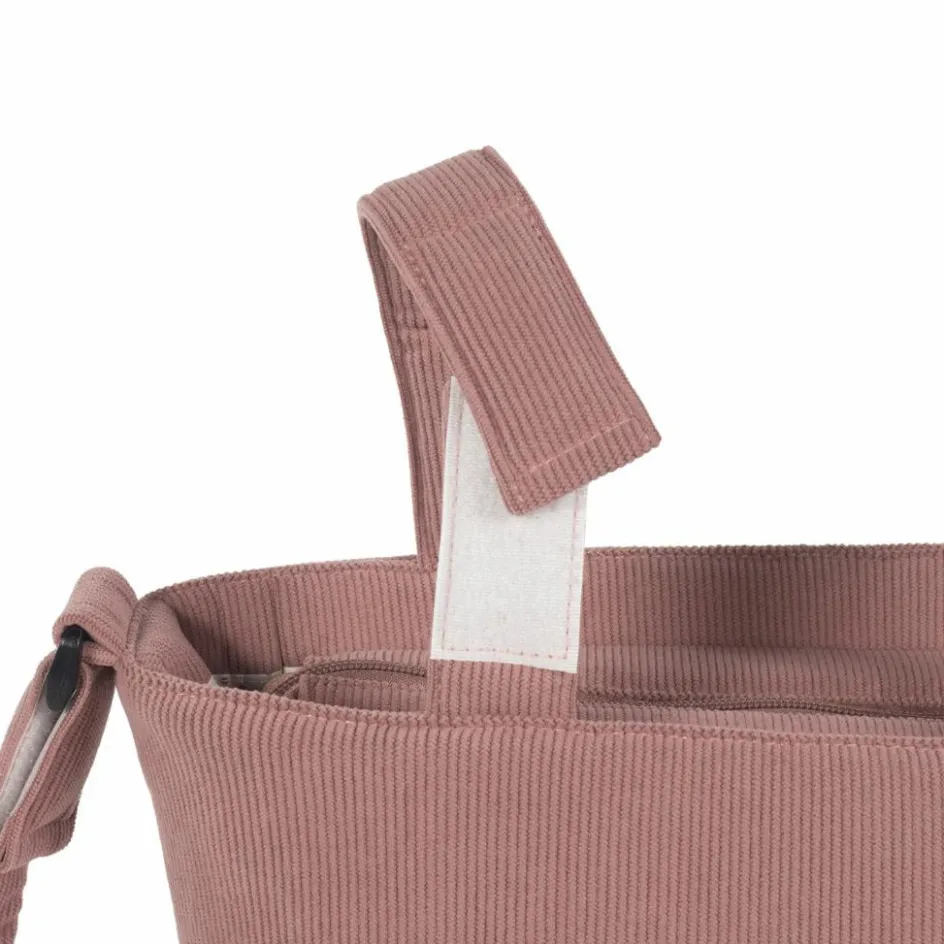 Sac à langer velours côtelé Gala Cerise|Walking Mum New