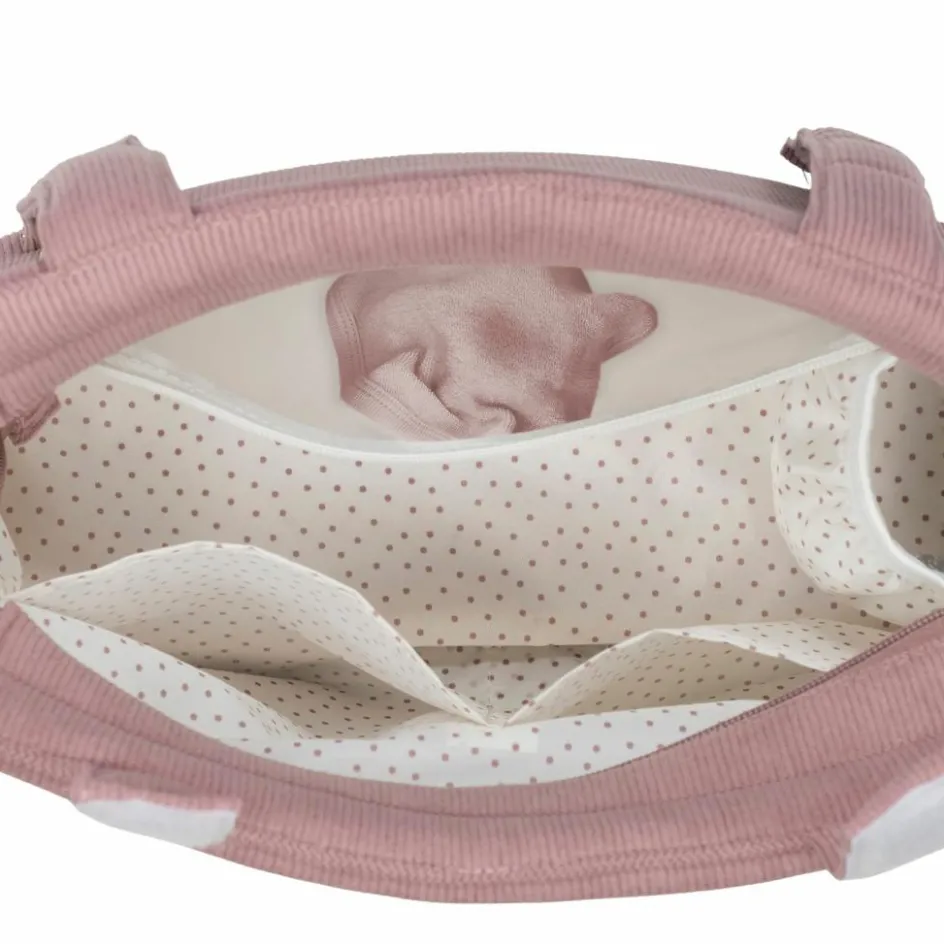 Sac à langer velours côtelé Gala Cerise|Walking Mum New