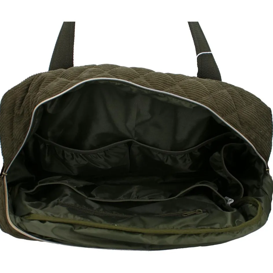 Sale Kidzroom Sac à langer velours côtelé kaki