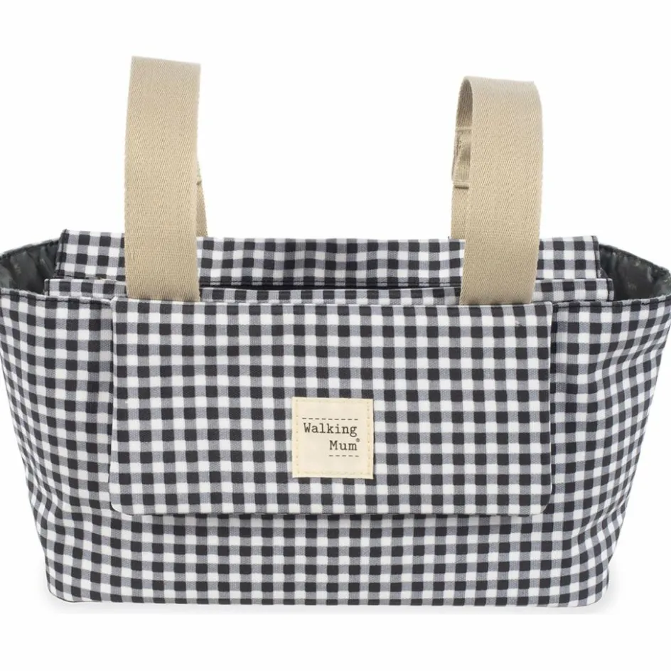 Sale Walking Mum Sac à poussette à I Love Vichy Noir