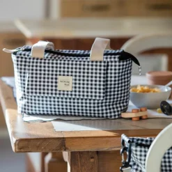 Sale Walking Mum Sac à poussette à I Love Vichy Noir