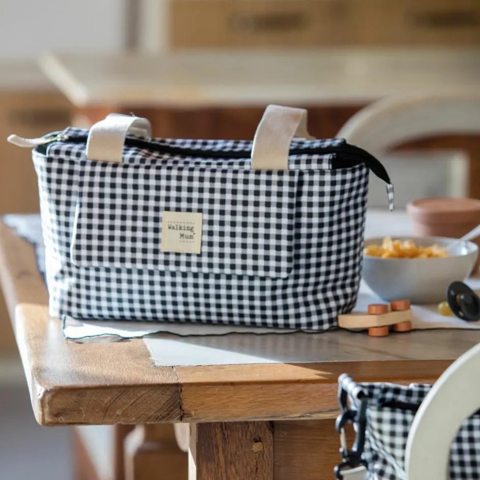 Sale Walking Mum Sac à poussette à I Love Vichy Noir