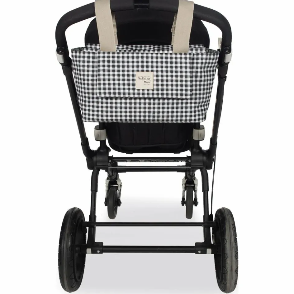 Sale Walking Mum Sac à poussette à I Love Vichy Noir