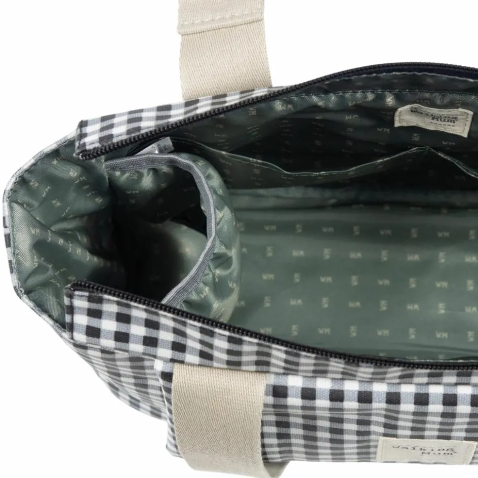 Sale Walking Mum Sac à poussette à I Love Vichy Noir