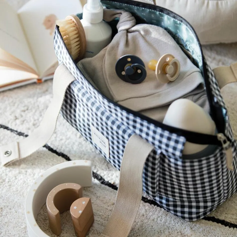 Sale Walking Mum Sac à poussette à I Love Vichy Noir