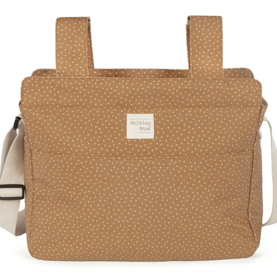 Discount Walking Mum Sac à poussette à pois Poppy Cannelle