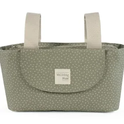 Sac à poussette à pois Poppy Mousse|Walking Mum Outlet