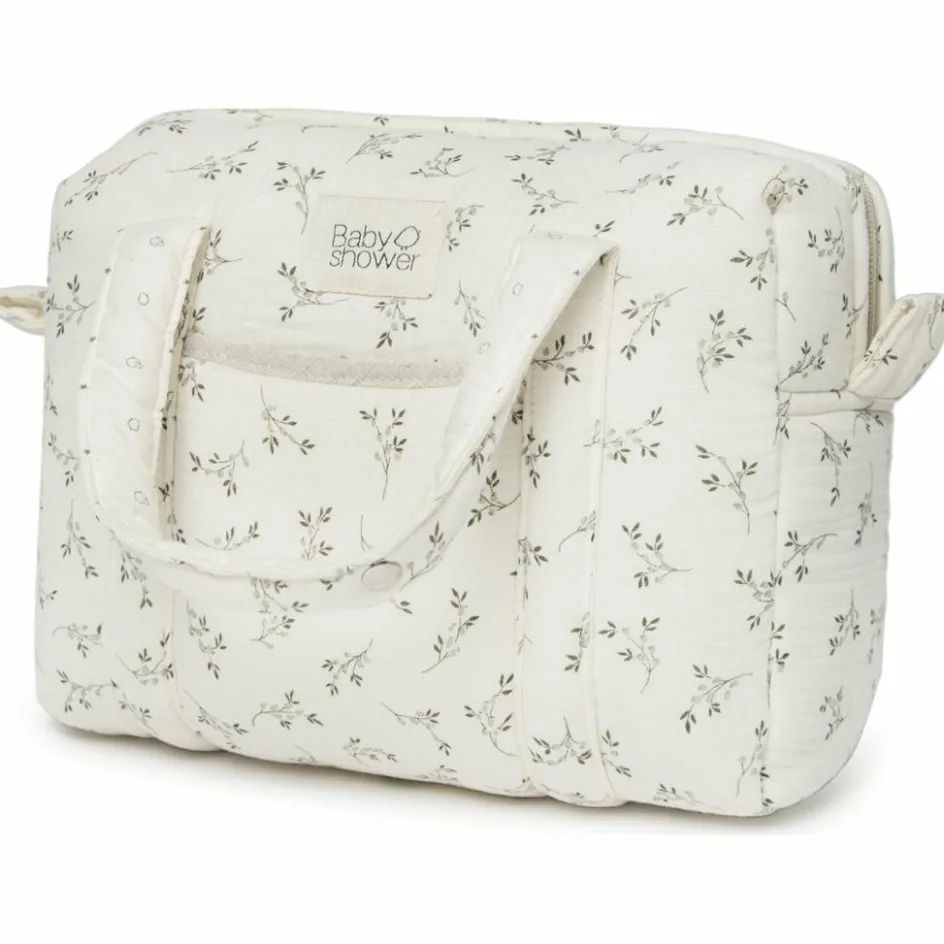 Sale Babyshower Sac à poussette Camila Olive Bloom
