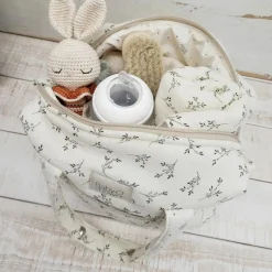 Sale Babyshower Sac à poussette Camila Olive Bloom
