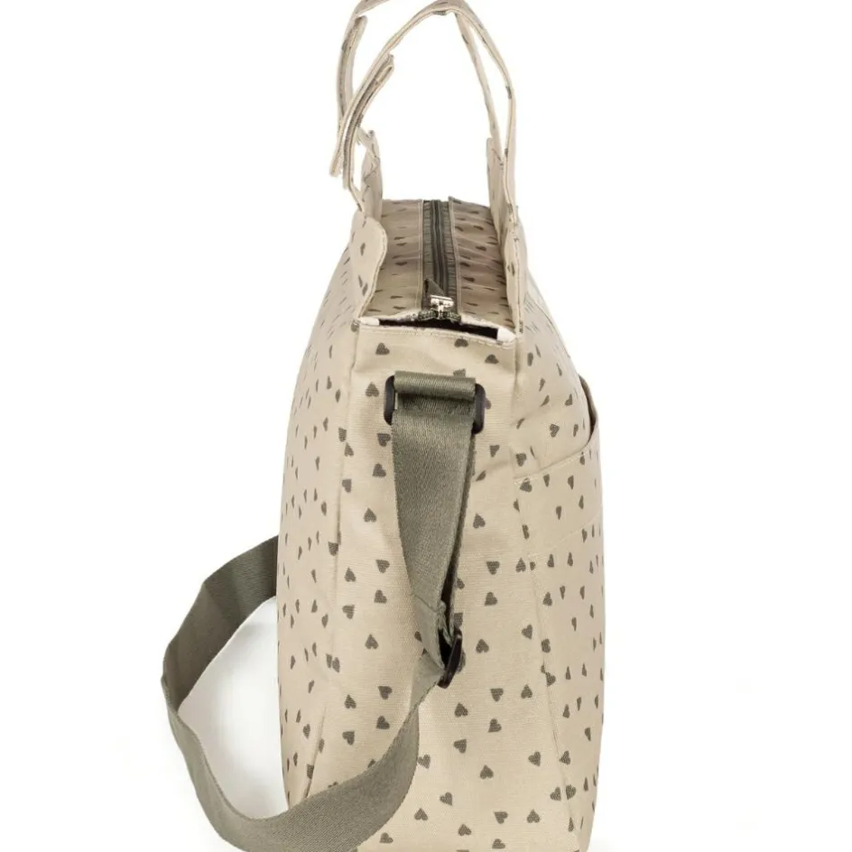 Sac à poussette coeurs Poppy Mousse|Walking Mum Hot