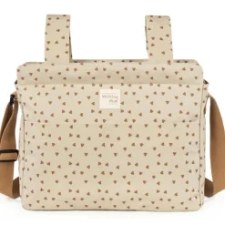 Discount Walking Mum Sac à poussette coeurs Poppy Cannelle