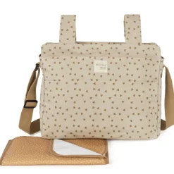 Discount Walking Mum Sac à poussette coeurs Poppy Cannelle