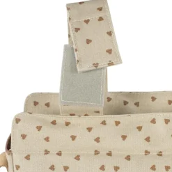 Discount Walking Mum Sac à poussette coeurs Poppy Cannelle