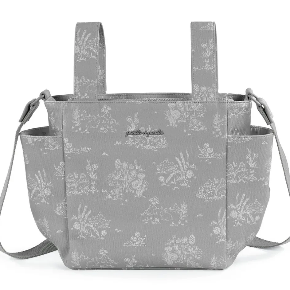 New Pasito a pasito Sac à poussette Crossbody Toile de Jouy Forest