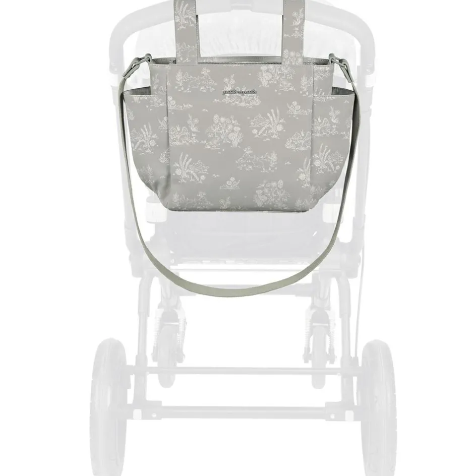 New Pasito a pasito Sac à poussette Crossbody Toile de Jouy Forest