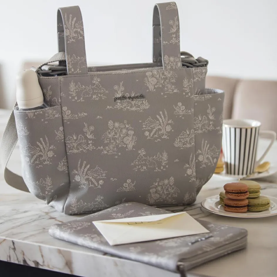New Pasito a pasito Sac à poussette Crossbody Toile de Jouy Forest