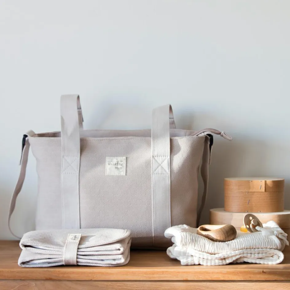 Hot Walking Mum Sac à poussette Crossbody Eco Mum Apricot