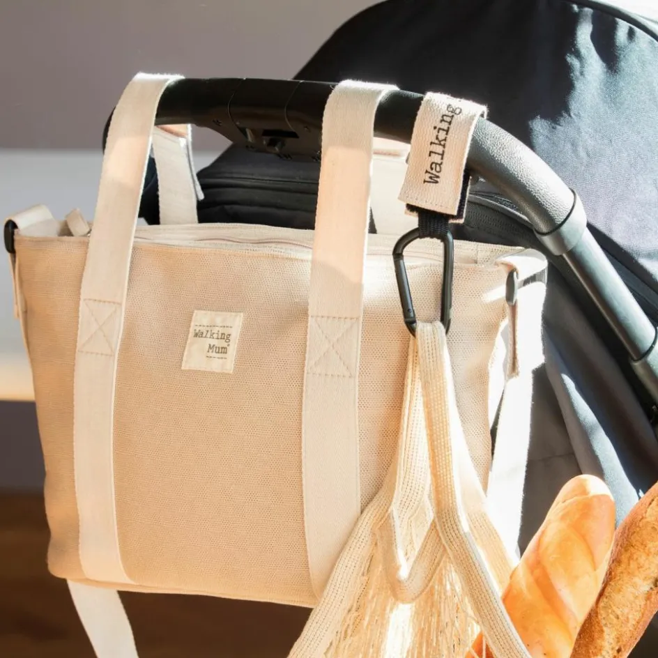 Hot Walking Mum Sac à poussette Crossbody Eco Mum Apricot