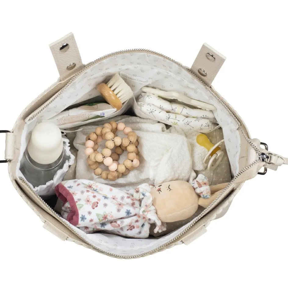 Sac à poussette Crossbody Icon Cream|Pasito a pasito Best